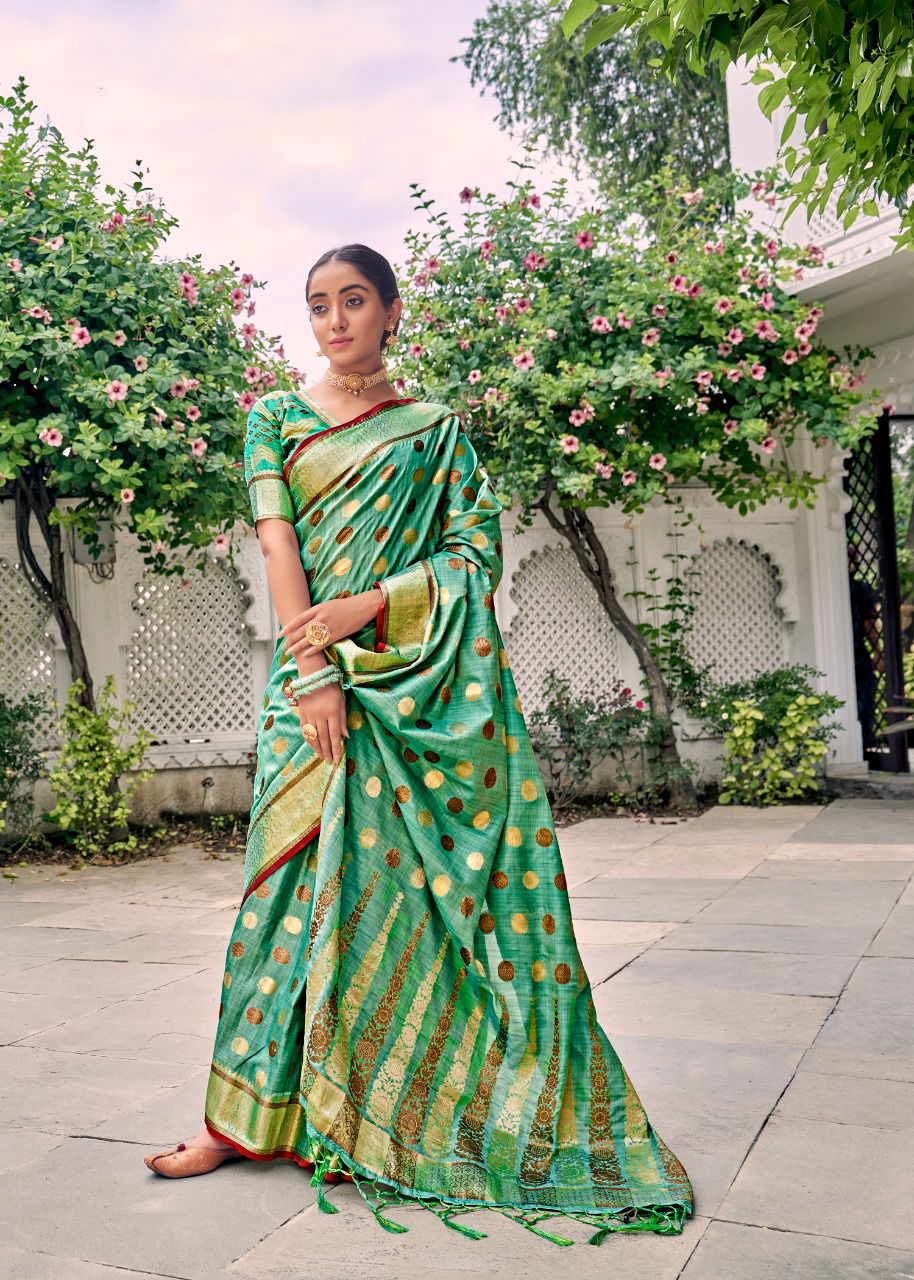 Rajyog Aviana Heavy Stylish Festive Wear Silk Designer Saree Collection
